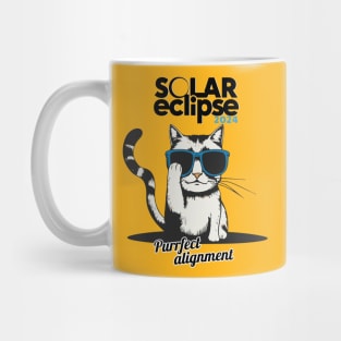 Purrfect alignement - Solar Eclipse 2024 Mug